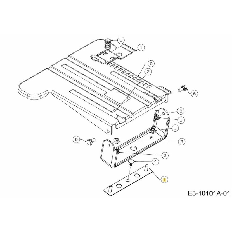 PLT ASM:PIVOT:SEAT 683-05111A ORIGINAL MTD