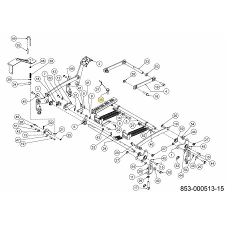 Bouton de levage de plateau 720-05965 d'origine MTD | Newgardenstore.eu