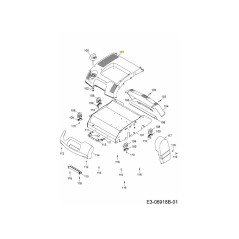 CHÂSSIS DE PROTECTION 731-08864 ORIGINAL MTD