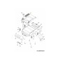 Abdeckung Chassis 731-08864 Original MTD