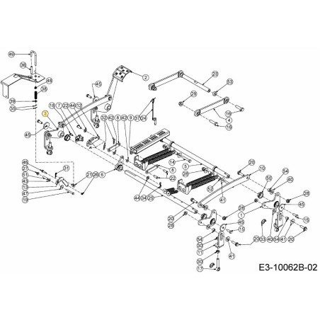 BELL CRANK LH 680-00393-CY ORIGINAL MTD | Newgardenstore.eu