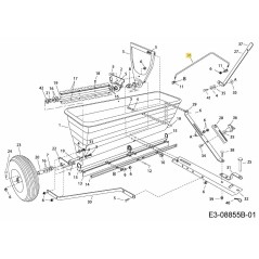 BIELLE D'EMBRAYAGE AF-47712 ORIGINALE MTD | Newgardenstore.eu