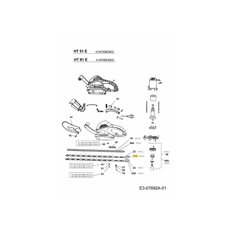 LAME SUPÉRIEURE SG-2082471 ORIGINALE MTD