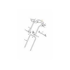 Upper handle 4980022 ORIGINAL MTD | Newgardenstore.eu