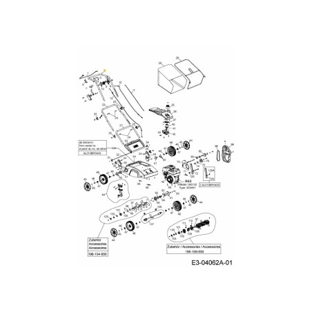 UPPER HANDLE 749-05187 ORIGINAL MTD | Newgardenstore.eu