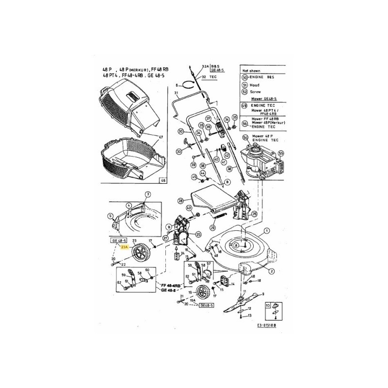 RUOTA COMPLETA. 734-1987 ORIGINALE MTD