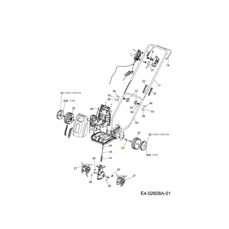 SUPPORTO RUOTA 092.48.925 ORIGINALE MTD