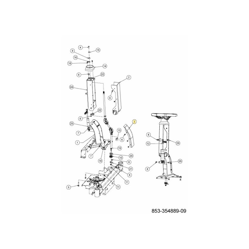 CUBIERTA COLUMNA INFERIOR 703-28089-CY ORIGINAL MTD CUBIERTA COLUMNA INFERIOR 703-28089-CY ORIGINAL MTD