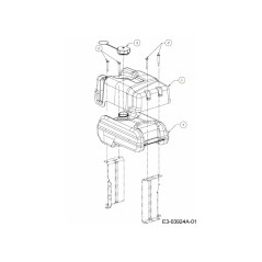 SERBATOIO DI COPERTURA 731-05927 ORIGINALE MTD