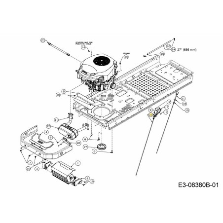 CAVO ACCELERATORE ASM 746-05129 ORIGINALE MTD | Newgardenstore.eu