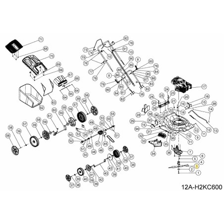 BLADE 092.70.103 ORIGINAL MTD | Newgardenstore.eu