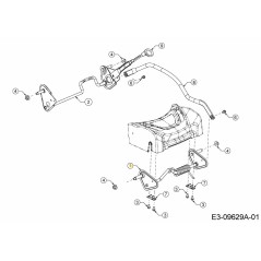 ASSALE ANTERIORE ASSY. 611-05041B ORIGINALE MTD | Newgardenstore.eu