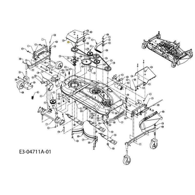 Spindelbolzen 710-1336A Original MTD