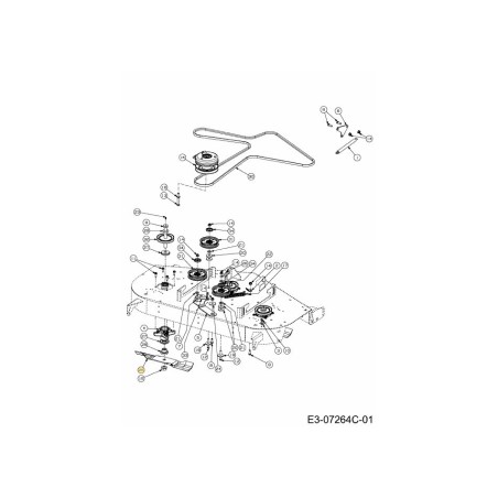 BLADE 742-04417 ORIGINAL MTD | Newgardenstore.eu