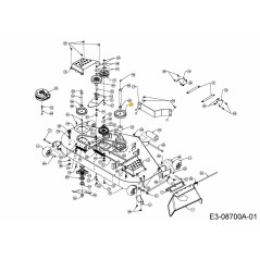 POULIE DE PLATEAU 756-04459A ORIGINAL MTD