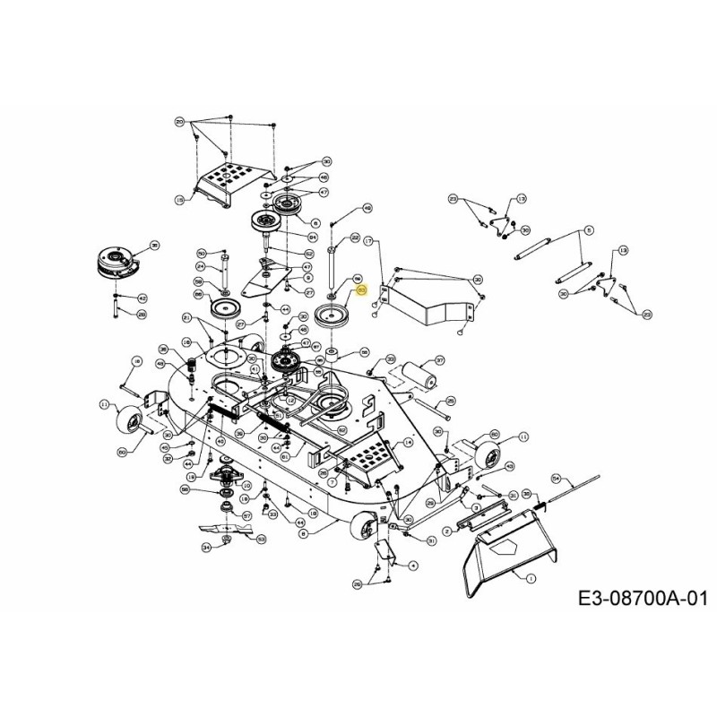 POULIE DE PLATEAU 756-04459A ORIGINAL MTD
