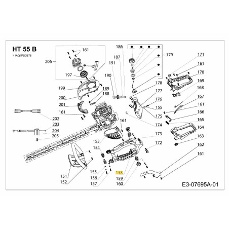 ALLOGGIO SG-2072653 ORIGINALE MTD | Newgardenstore.eu