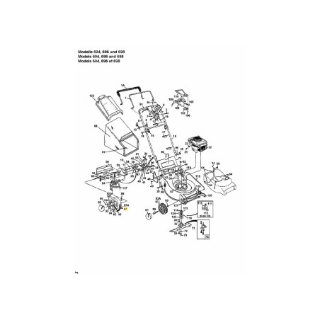 WHEEL ASSY W/TIRE 634-0020 ORIGINAL MTD | Newgardenstore.eu