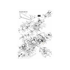 Sechskantschraube: HHCS7/16-20:5.00GR5 710-04657 Original MTD | Newgardenstore.eu