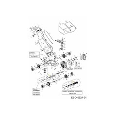 EJE DELANTERO 711-06326 ORIGINAL MTD