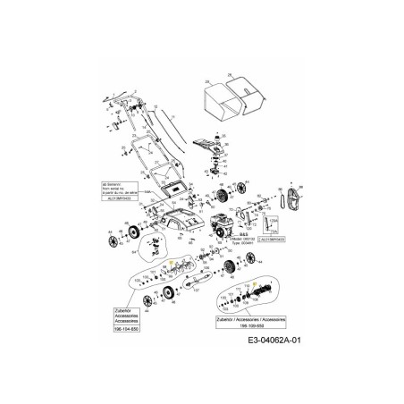 ACHSE-FR 711-06326 ORIGINAL MTD | Newgardenstore.eu