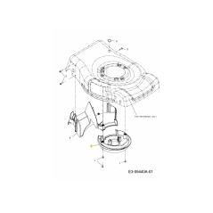 MOTOR SUPPORT, BLACK 731-06164 ORIGINAL MTD