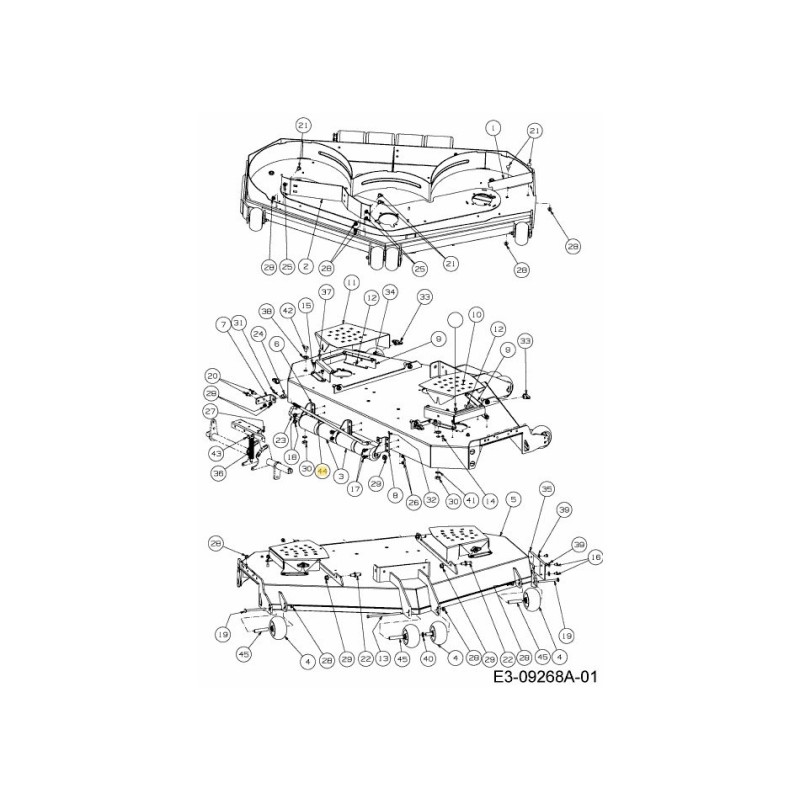 SUPPORT ROD 747-06273 ORIGINAL MTD