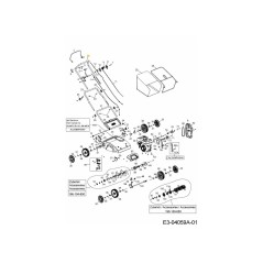 Maniglia superiore 749-05188 ORIGINALE MTD