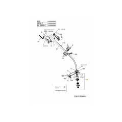 ASSMY, GUARD MNT/BUMP HEAD 2A4684 ORIGINAL MTD | Newgardenstore.eu