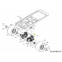 Riemenantrieb A SEC 754-04043B ORIGINAL MTD