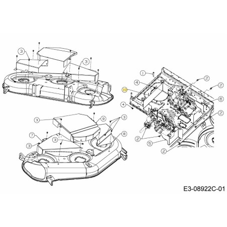 Zapfwellenabdeckung 783-09750637 ORIGINAL MTD | Newgardenstore.eu