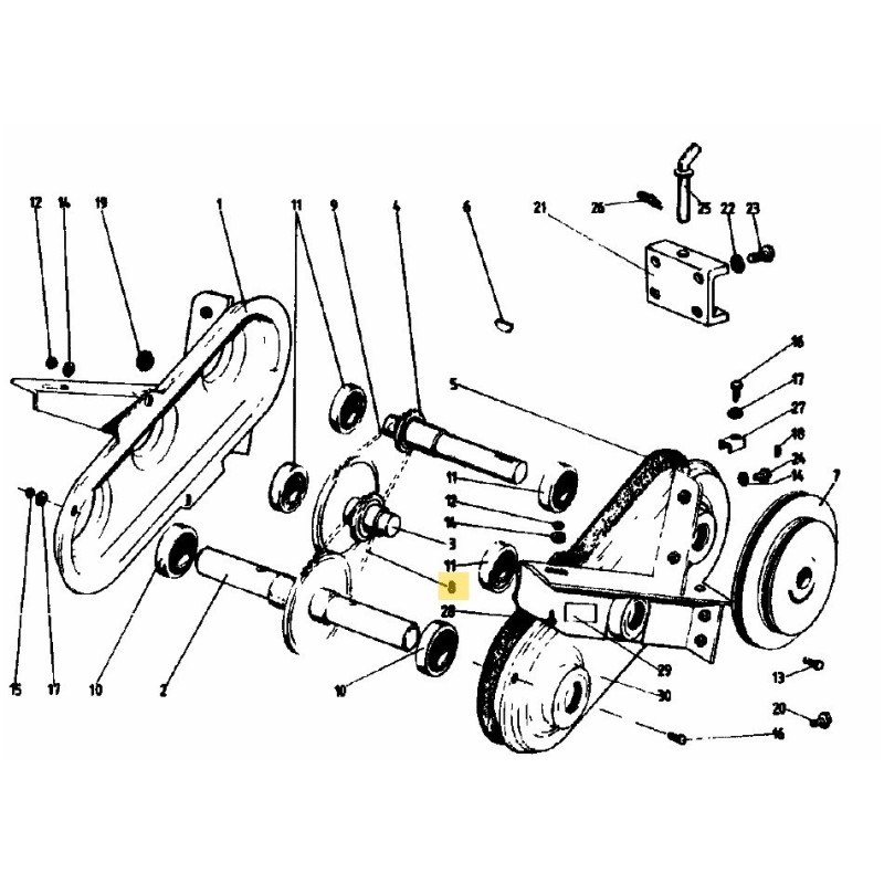 V-belt 000.75.886 ORIGINAL MTD