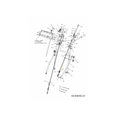 CÂBLE DE TRANSMISSION 746-05149 D'ORIGINE MTD