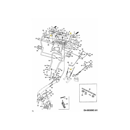 ACCIONAMIENTO DEL EMBRAGUE POR CABLE 746-0952 ORIGINAL MTD | Newgardenstore.eu