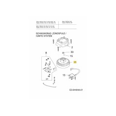 VOLANO 751-11043 ORIGINALE MTD | Newgardenstore.eu