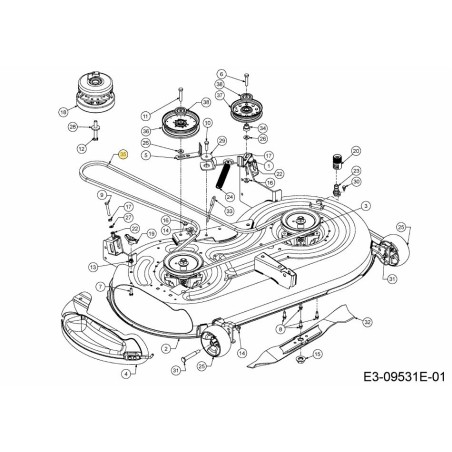 V-Belt 754-06134 ORIGINAL MTD | Newgardenstore.eu