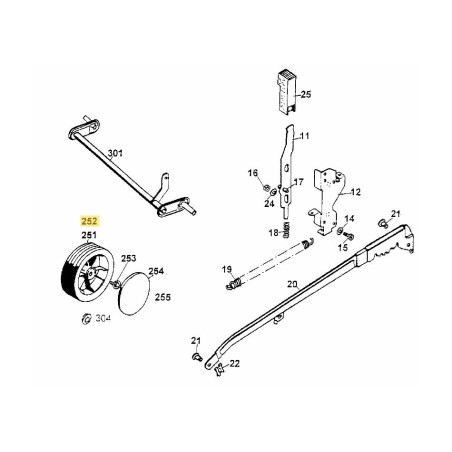 WHEEL, 200MM DIA. 4940041 ORIGINAL MTD | Newgardenstore.eu