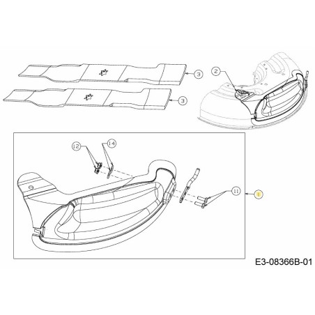 BOUCHON ASM:PULCH:42/46 631-05195A ORIGINAL MTD | Newgardenstore.eu