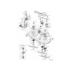 LAMA HD ESAGONALE A BULLONE 3/4-16x5,37 710-1852 ORIGINALE MTD