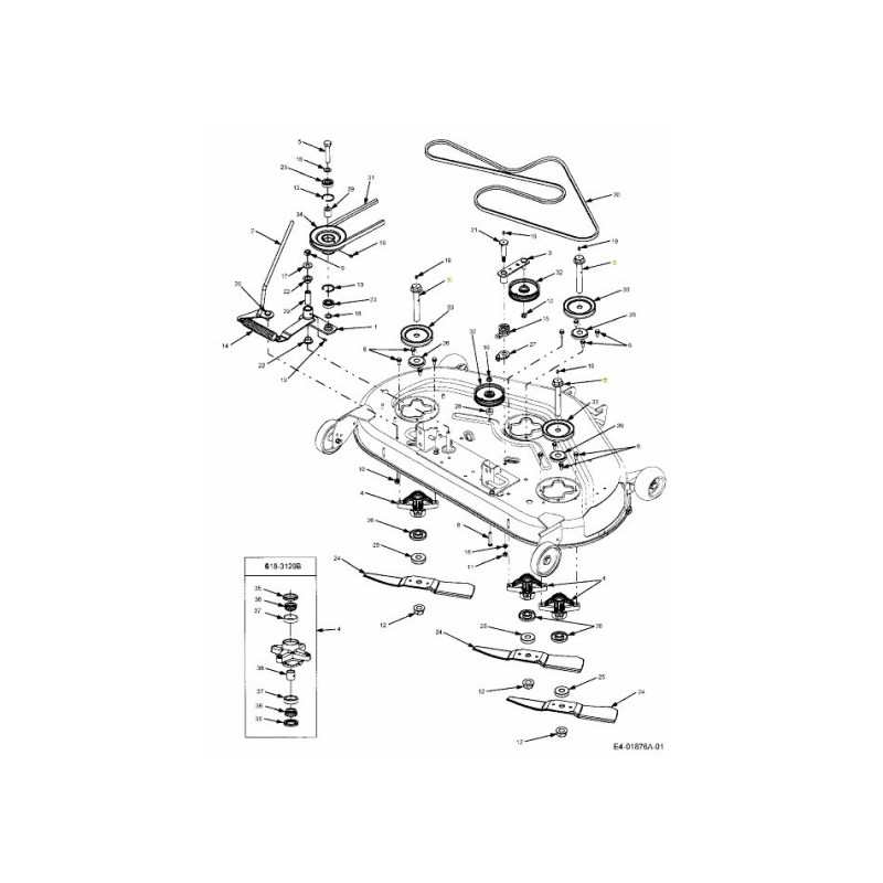 Sechskantschraube HD Klinge 3/4-16x5,37 710-1852 Original MTD