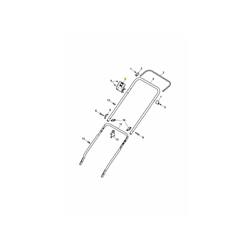 Interruptor tipo 02 (RAL 9005) 5000050 ORIGINAL MTD