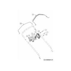 Bremsbügel 631-05119A Original MTD