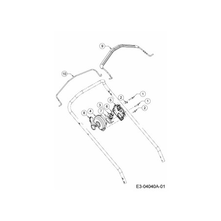 ANNEALE DE FREIN 631-05119A ORIGINAL MTD | Newgardenstore.eu
