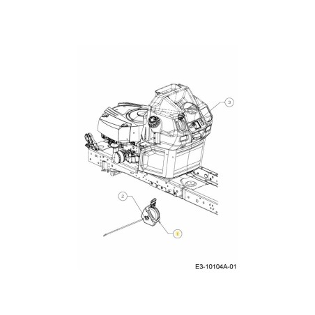 CÂBLE D'ACCÉLÉRATEUR 22,5" X 0,75 646-00026 ORIGINAL MTD | Newgardenstore.eu