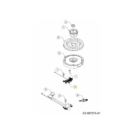 CONJUNTO DE BOBINA DE CARGA 725-07223 ORIGINAL MTD | Newgardenstore.eu