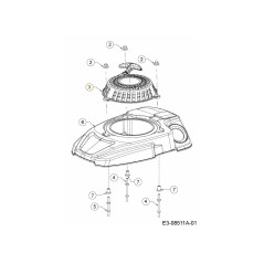 DÉMARREUR ENSEMBLE 751-14396 MONTÉ D'ORIGINE | Newgardenstore.eu