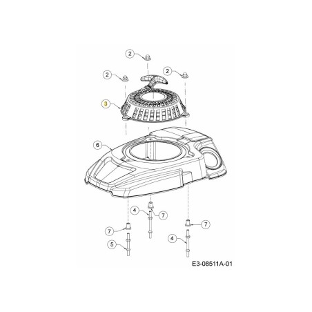 CONJUNTO DE ARRANQUE 751-14396 ORIGINAL MTD | Newgardenstore.eu