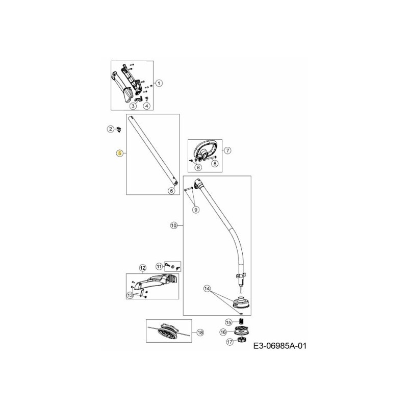 UPPER BOOM ASSY. 753-06217 ORIGINAL MTD
