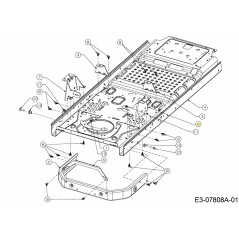 STAFFA DI MONTAGGIO SINISTRA 703-11193A-S ORIGINALE MTD