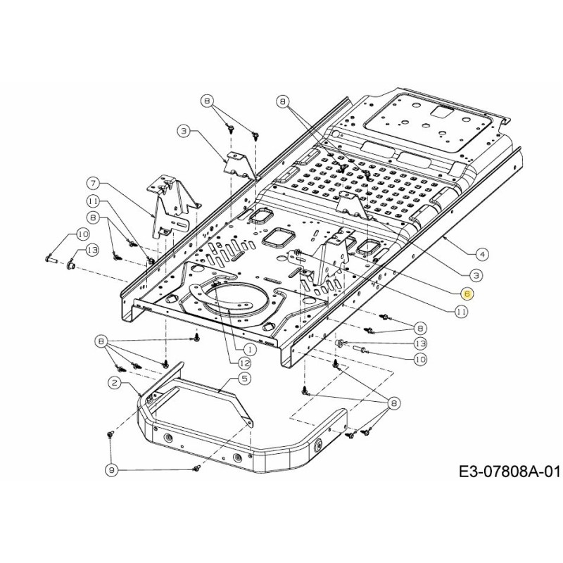 MOUNTING BRACKET LH 703-11193A-S ORIGINAL MTD